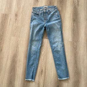 Madewell Women's Skinny Jeans - Light Blue